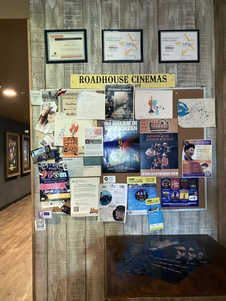Roadhouse Theater board